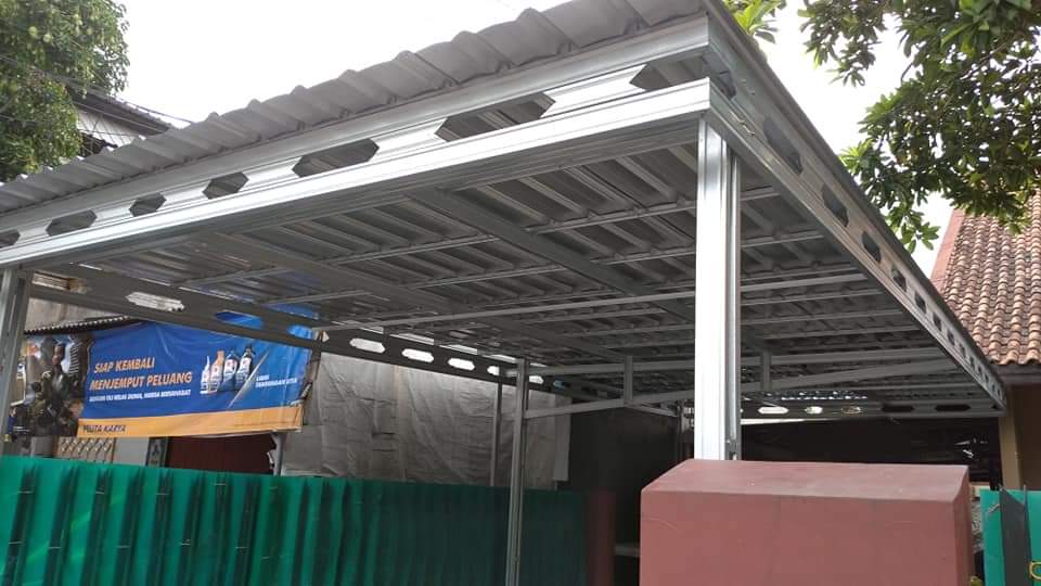 Harga Biaya Pasang Kanopi Baja Ringan